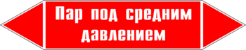 Маркировка трубопровода "пар под средним давлением" (p10, пленка, 507х105 мм)" - Маркировка трубопроводов - Маркировки трубопроводов "ПАР" - ohrana.inoy.org