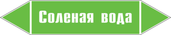 Маркировка трубопровода "соленая вода" (пленка, 507х105 мм) - Маркировка трубопроводов - Маркировки трубопроводов "ВОДА" - ohrana.inoy.org